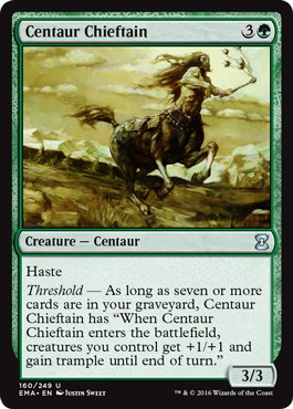 《ケンタウルスの酋長/Centaur Chieftain》[EMA] 緑U