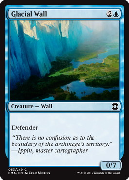 《氷河の壁/Glacial Wall》[EMA] 青C