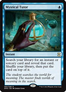 【Foil】《神秘の教示者/Mystical Tutor》[EMA] 青R