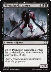 【Foil】《ファイレクシアのガルガンチュア/Phyrexian Gargantua》[EMA] 黒U