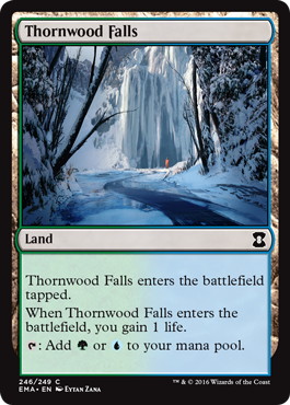 【Foil】《茨森の滝/Thornwood Falls》[EMA] 土地C