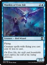 【Foil】《イーヴォ島の管理人/Warden of Evos Isle》[EMA] 青C