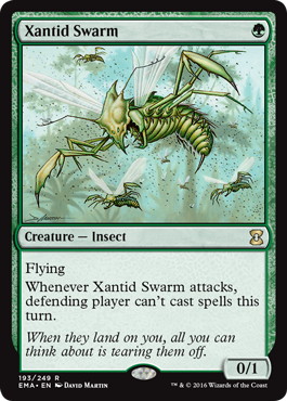 《ザンティッドの大群/Xantid Swarm》[EMA] 緑R