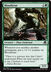 【Foil】《血茨/Bloodbriar》[EMN] 緑C