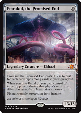 約束された終末、エムラクール/Emrakul, the Promised End》[EMN] 無R