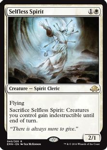 《無私の霊魂/Selfless Spirit》[EMN] 白R