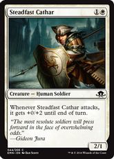 《不動の聖戦士/Steadfast Cathar》[EMN] 白C