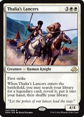 【Foil】《サリアの槍騎兵/Thalia's Lancers》[EMN] 白R