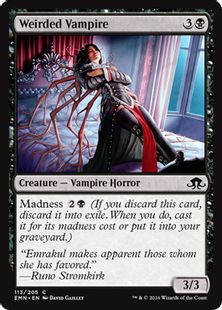 《不気味な吸血鬼/Weirded Vampire》[EMN] 黒C
