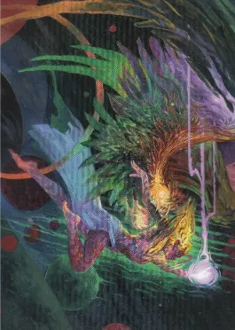 MTG 喜びあふれる太陽生まれ 拡張アート版 4枚 久遠の終端 喜びあふれる太陽生まれ フラクチャーfoil mtg 久遠の終端