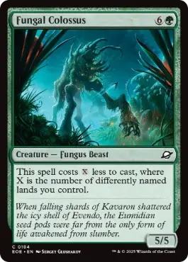 (184)《菌類の巨獣/Fungal Colossus》[EOE] 緑C