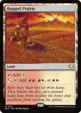 (174)《岩だらけの大草原/Rugged Prairie》[EOC] 土地R