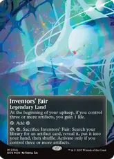 【ギャラクシー・Foil】(156)■ボーダーレス■《発明博覧会/Inventors' Fair》[EOS] 土地R