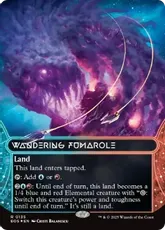 【ギャラクシー・Foil】(135)■ボーダーレス■《さまよう噴気孔/Wandering Fumarole》[EOS] 土地R