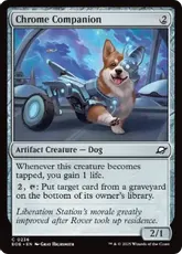 【Foil】(236)《金属の相棒/Chrome Companion》[EOE] 茶C