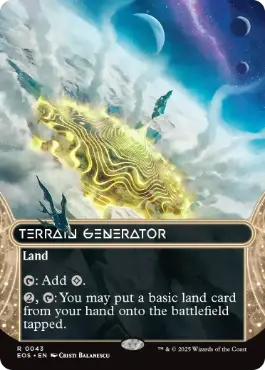 (043)■ボーダーレス■《地形形成装置/Terrain Generator》[EOS] 土地R