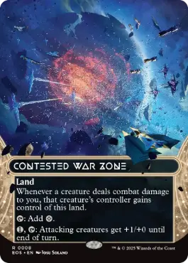 (008)■ボーダーレス■《激戦の戦域/Contested War Zone》[EOS] 土地R
