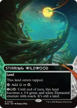 (039)■ボーダーレス■《活発な野生林/Stirring Wildwood》[EOS] 土地R