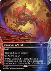 【ギャラクシー・Foil】(120)■ボーダーレス■《鋭い突端/Needle Spires》[EOS] 土地R