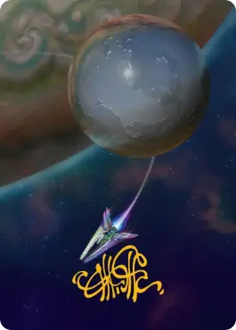 【箔押し】(046)【アート・カード】反射池[EOE]