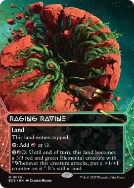 (035)■ボーダーレス■《怒り狂う山峡/Raging Ravine》[EOS] 土地R