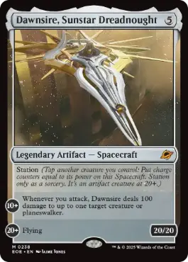 (238)《サンスターの弩級艦、ドーンサイアー/Dawnsire, Sunstar Dreadnought》[EOE] 茶R