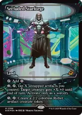 【Foil】(366)■ショーケース■《隔離された星鍛冶場/Secluded Starforge》[EOE-BF] 土地R