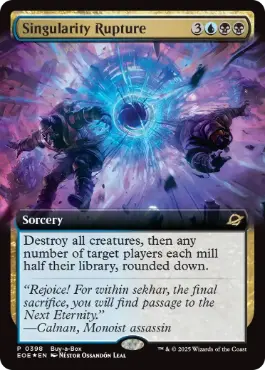 Foil】(398)□拡張アート□《特異点の断裂/Singularity Rupture