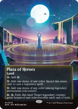 (078)■ボーダーレス■《英雄の公有地/Plaza of Heroes》[EOS] 土地R
