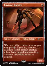 【Foil】(396)《カヴァーロンの侵略機/Kavaron Harrier》(プロモパック)[EOE-P] 赤