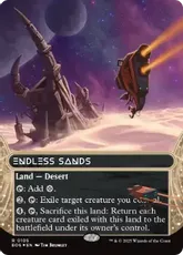 【ギャラクシー・Foil】(105)■ボーダーレス■《終わりなき砂漠/Endless Sands》[EOS] 土地R