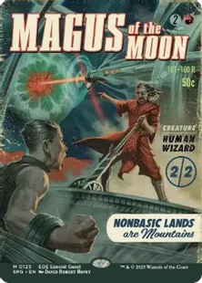 月の大魔術師/Magus of the Moon　英語　4枚 Magus of the Moon 月の大魔術師 ショーケース 英語版 MTG