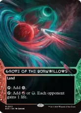 MTG 【初版】燃え柳の木立ち FUT版 英語 4枚 状態B】 【管理2248】 燃え柳の木立ち/Grove of the Burnwillows