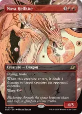 【Foil】(309)■ボーダーレス■《新星のヘルカイト/Nova Hellkite》[EOE-BF] 赤R