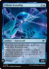 【Foil】(085)《ウスロスの探査船/Uthros Scanship》[EOE] 青U