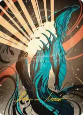 【箔押し】(054)【アート・カード】群がりの庭[EOE]