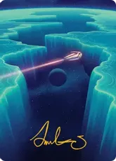 【箔押し】(050)【アート・カード】大瀑布[EOE]