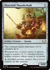 (145)《三重の稲妻巨人/Threefold Thunderhulk》[EOC] 茶R