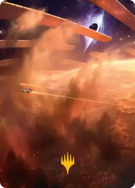 【箔押し】(029)【アート・カード】吹きさらしの要塞、アダージア[EOE]