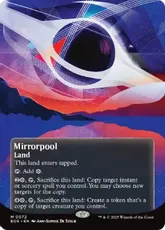 【Foil】(072)■ボーダーレス■《鏡の池/Mirrorpool》[EOS] 土地R