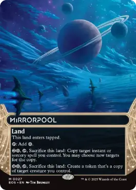 (027)■ボーダーレス■《鏡の池/Mirrorpool》[EOS] 土地R