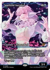 【フラクチャー・Foil】(385)■ショーケース■《星原の歌手/Starfield Vocalist》[EOE-BF] 青R
