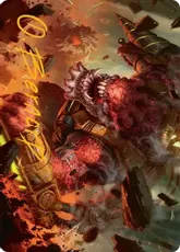 【箔押し】(017)【アート・カード】急抗直下[EOE]