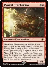 【Foil】(153)■プロモスタンプ付■《可能性の技師/Possibility Technician》[EOE] 赤R