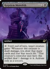 【Foil】(333)■拡張アート■《レクイエムのモノリス/Requiem Monolith》[EOE-BF] 黒R