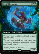 【Foil】(343)■拡張アート■《氷耕しの探検家/Icetill Explorer》[EOE-BF] 緑R