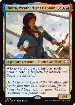 (118)《ウェザーライトの艦長、ジョイラ/Jhoira, Weatherlight Captain》[EOC] 金R