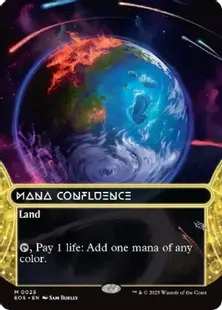 マナの合流点　英語　Zendikar Expeditions 025)□ボーダーレス□《マナの合流点/Mana Confluence》[EOS] 土地R