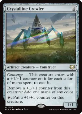 (133)《水晶の這行器/Crystalline Crawler》[EOC] 茶R