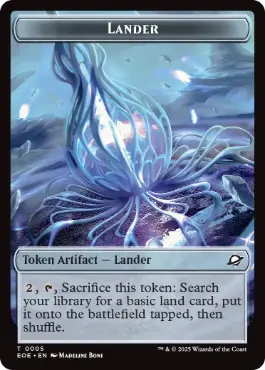 (003/005)《ドローン+着陸船トークン/Drone+Lander  Token》[EOE] 茶/茶